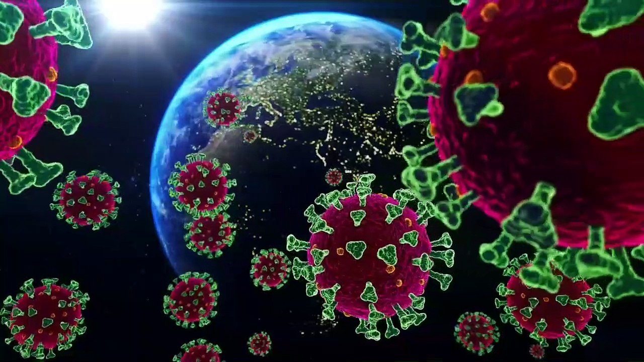 Sick mam with coronavirus symptoms in the strret doctor filing syringe with anesthesia