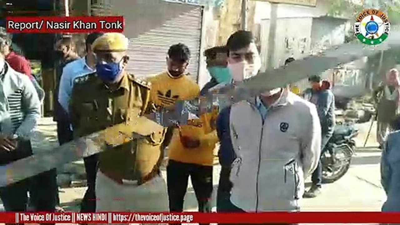 Breaking News_Tonk:  टोंक के बाजार में चला पीला पंजा, बिना सूचना की गई नगरपरिषद द्वारा कार्यवाही
