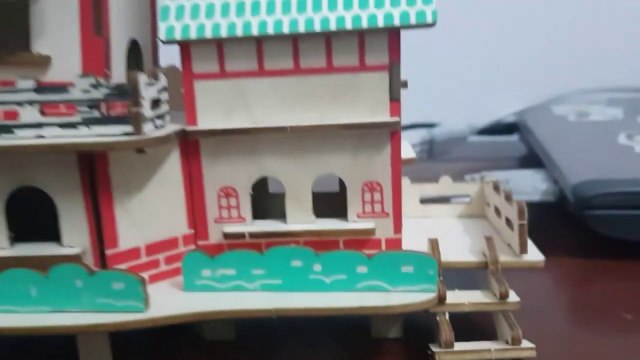 Woodcraft Assembly kit 3D [ Miniature Windmill Model ] Chít Rung Lắp ráp mô hình cối xay gió thu nhỏ bằng gỗ