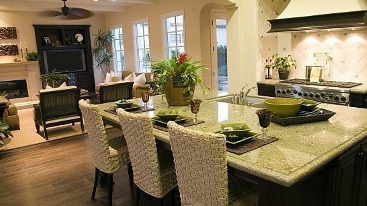 Decorating Open Floor Plan Living Room And Kitchen