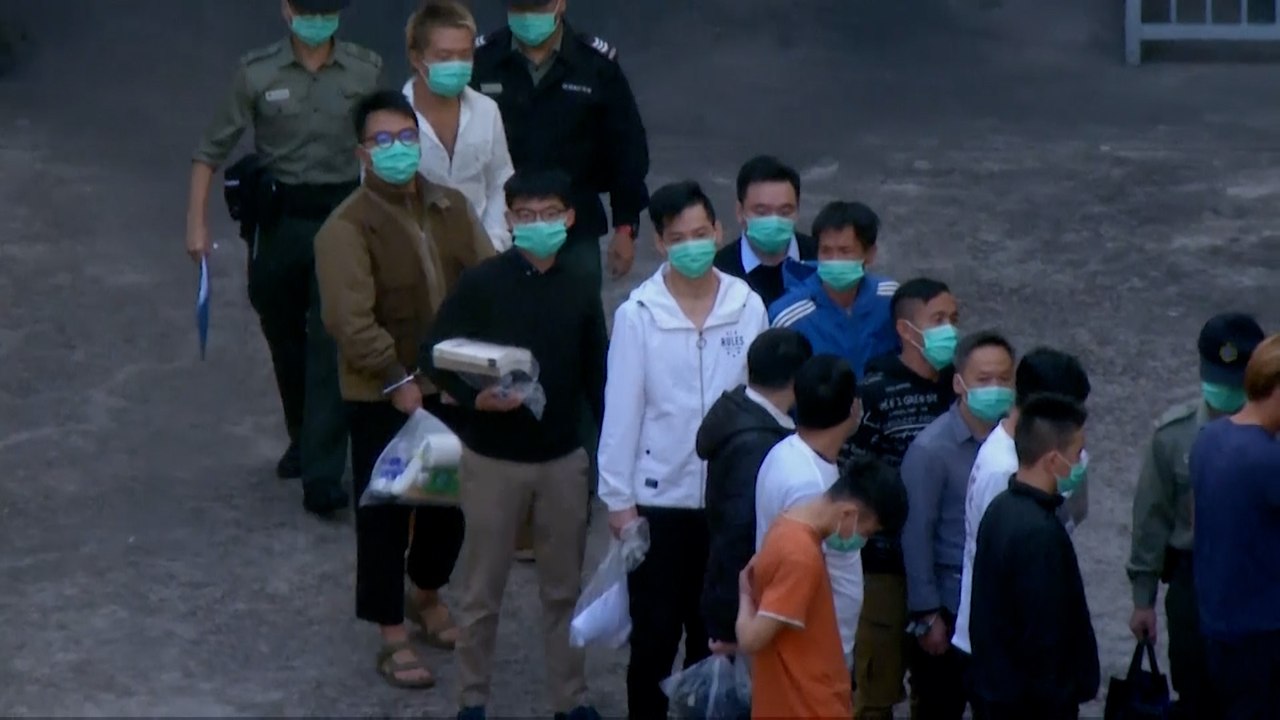 Hong Kong activists Joshua Wong, Ivan Lam sentenced to prison