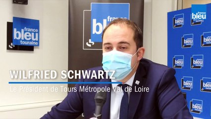 L'invité de la rédaction est Wilfried SCHWARTZ : Président de Tours Métropole Val de Loire