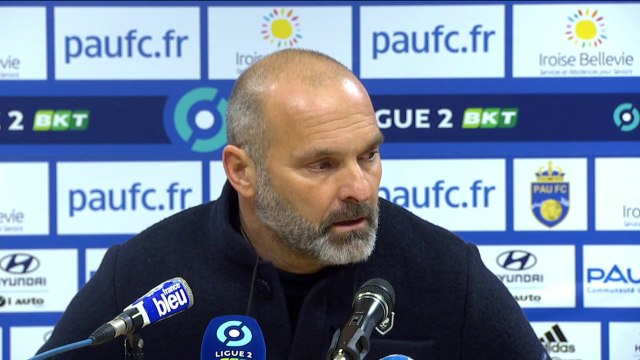 J13 Ligue 2 BKT - La réaction de P.Dupraz après Pau FC 1-0 SMCaen