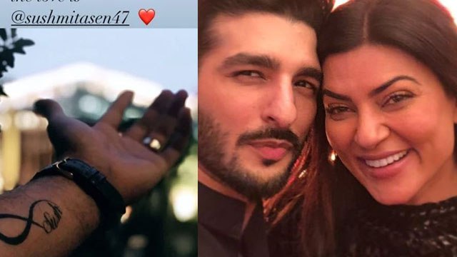 Sushmita Sen के Boyfriend Rohman Shawl ने बनवाया नया tattoo, जानिए अभिनेत्री का Reaction! |FilmiBeat