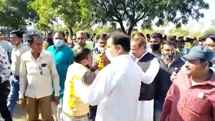 मध्य प्रदेश कांग्रेस कमेटी के पूर्व अध्यक्ष अरुण यादव का जोरदार स्वागत किया गया