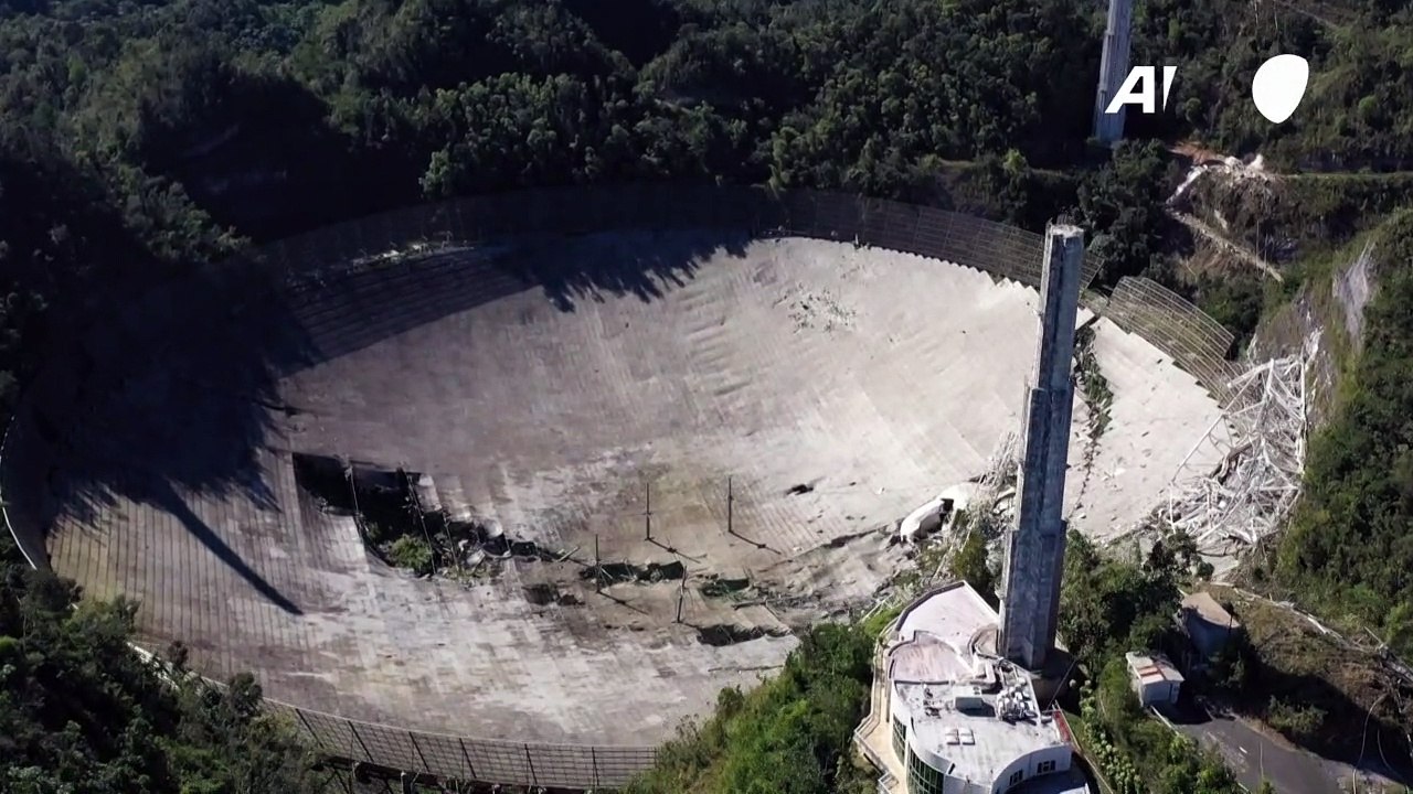 Berühmtes Radioteleskop in Puerto Rico eingestürzt
