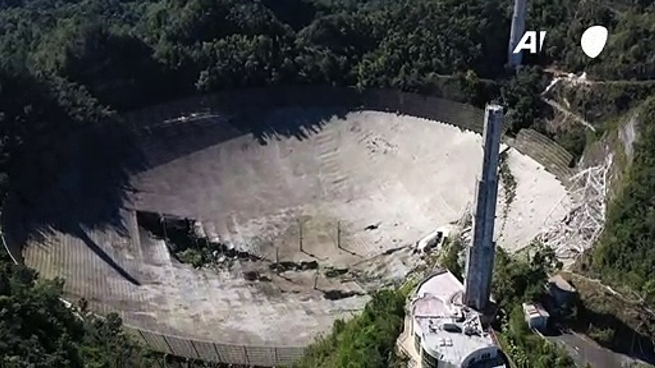 Berühmtes Radioteleskop in Puerto Rico eingestürzt