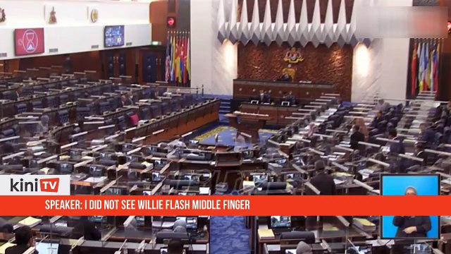 Speaker says he didn't see deputy minister show middle finger (1)
