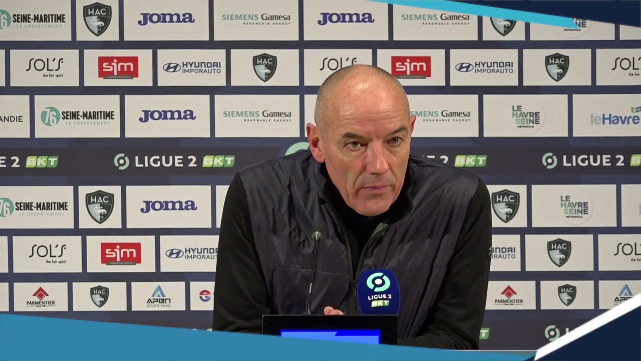 Après HAC - Auxerre (1-1), réactions de Paul Le Guen