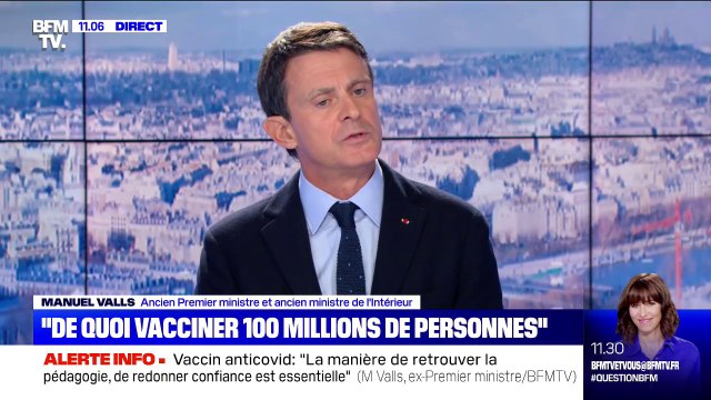 Gestion de la crise sanitaire: selon Manuel Valls, il y a eu des erreurs au début, mais la France a mis de paquet sur l'économie