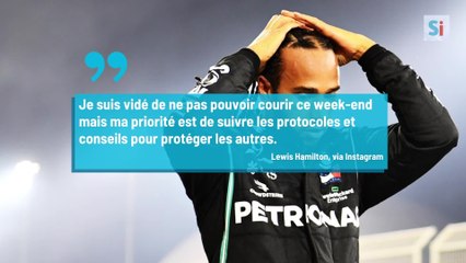 Formule 1 : Lewis Hamilton testé positif au coronavirus