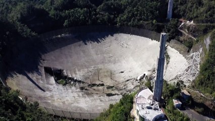 Astronomie : le célèbre radiotélescope géant d'Arecibo s'est effondré