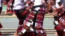 Pride of India_ Mass Cheraw (Bamboo) dance from Mizoram state