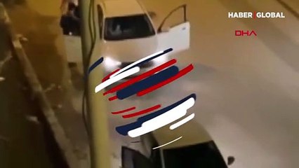 Dehşet anları kamerada! Kadını böyle tekmeledi