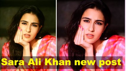 Sara Ali Khan shares a sun kissed picture