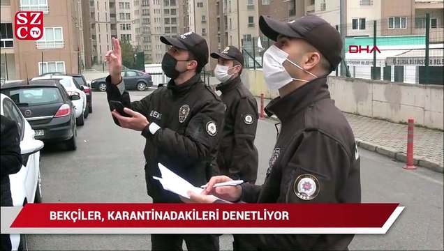 Mahalle bekçileri, kapı kapı dolaşıp karantinadakileri denetliyor