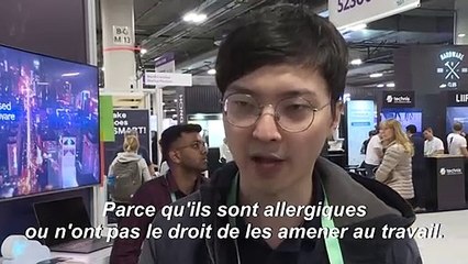 Un chat robot fait fondre les foules au salon électronique de Las Vegas