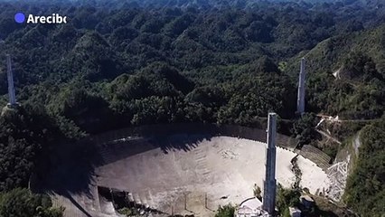 Porto Rico : le téléscope géant d'Arecibo s'est effondré