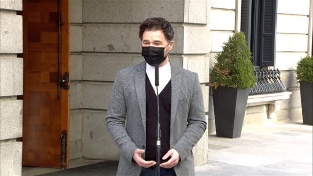 Rufián: Lo que realmente es un desprecio a los madrileños es inaugurar un hospital de cartón piedra