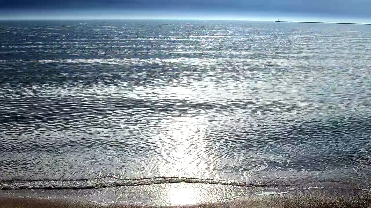 Small waves breaking on the sandnatural beautiful royalty Free Stock no copyright video Free for commercial use dron dron aerial view