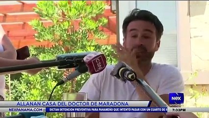 Download Video: Allanan casa del doctor de Diego Maradona - Nex Noticias