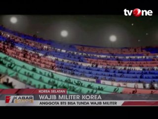 Revisi UU, Anggota BTS Bisa Tunda Wajib Militer