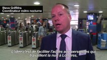Londres inaugure le métro de nuit
