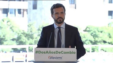 Casado acusa a Sánchez de "atacar la independencia del Poder Judicial"