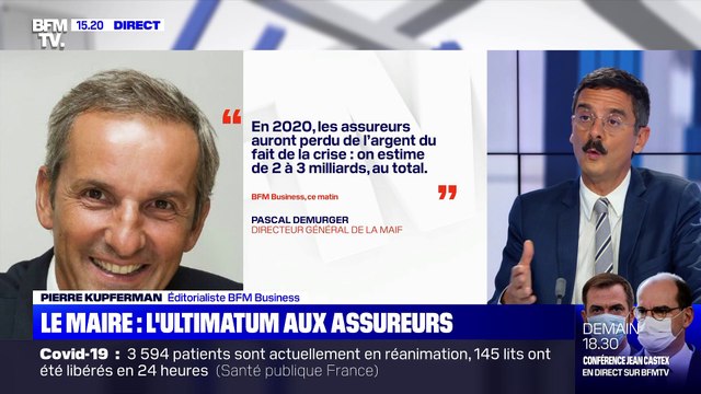 L'ultimatum de Bruno Le Maire aux assureurs - 02/12