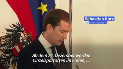 Kurz: Skifahren in Österreich ab Weihnachten erlaubt