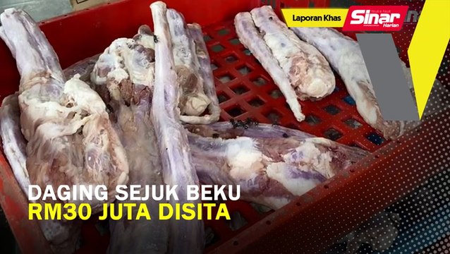 Daging sejuk beku bernilai RM30 juta disita