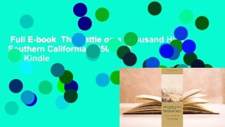 Full E-book  The Cattle on a Thousand Hills: Southern California, 1850-1880  For Kindle