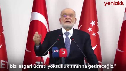 Temel Karamollaoğlu'ndan 'uçuk' asgari ücret teklifi