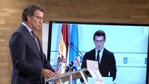 Feijóo comparece para dar cuenta de las nuevas medidas en Galicia