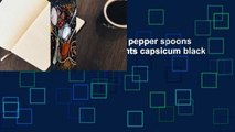 Full E-book  Notebook: Salt pepper spoons spices ingredients condiments capsicum black pepper