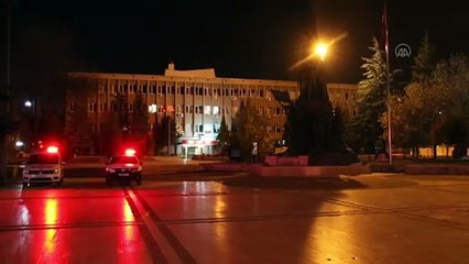 UŞAK -  Sokağa çıkma kısıtlaması