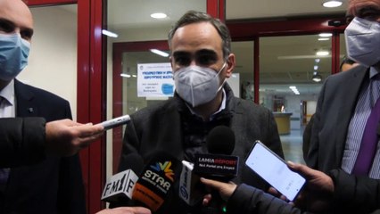 Ο Υφυπουργός Υγείας Β.Κοντοζαμάνης στο Νοσοκομείο Λαμίας