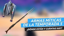 Armas míticas en Fortnite temporada 5: cuántas hay y dónde encontrarlas (Jefes de la semana 1)