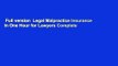 Full version  Legal Malpractice Insurance in One Hour for Lawyers Complete