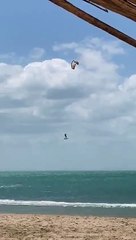 Kitesurfer Takes High Flying Trip