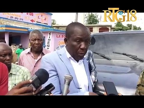 Nader Joiséus minis TPTC a vizite vil Ti Gwav pou gade kèk wout ki merite entèvansyon MTPTC