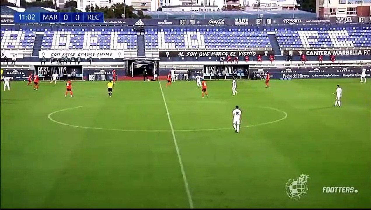 Temp.2020/2021 2ª B Gr.IV Subgr.A Jornada 6 Marbella FC 2-Recreativo 0 Primer Tiempo