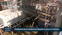 Jembatan Gantung Pulau Bromo di Banjarmasin Ditarget Selesai Sebelum 23 Desember