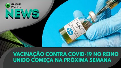Ao Vivo | Vacinação contra Covid-19 no Reino Unido começa na próxima semana | 02/12/2020 | #OlharDigital