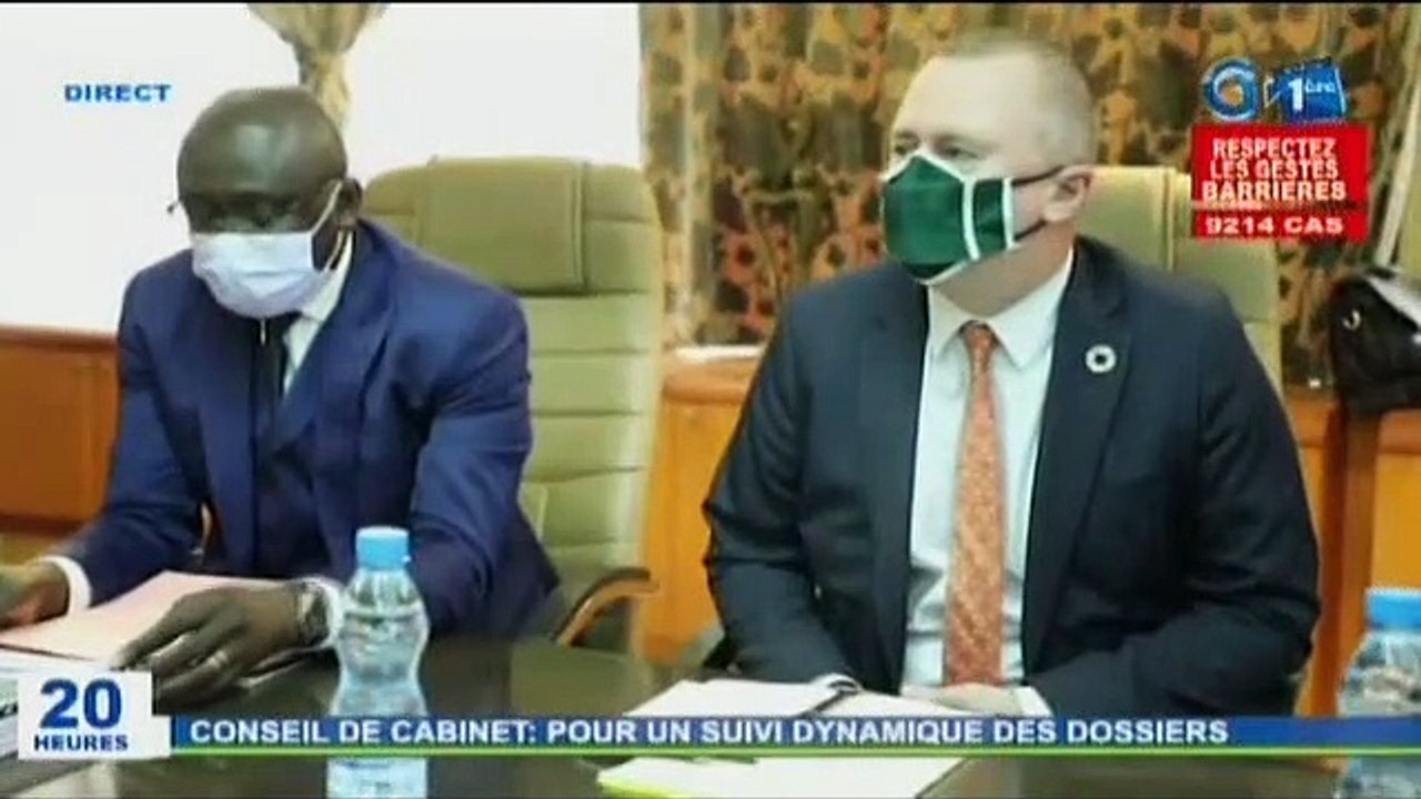 RTG - Conseil de cabinet présider par le Premier ministre