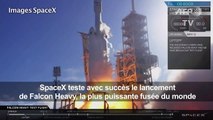 Décollage de Falcon Heavy, fusée la plus puissante du monde (2)
