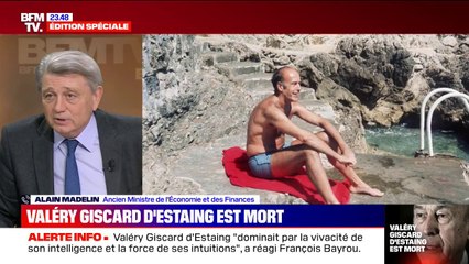 Pour Alain Madelin, Valéry Giscard d'Estaing a été un "très grand président"