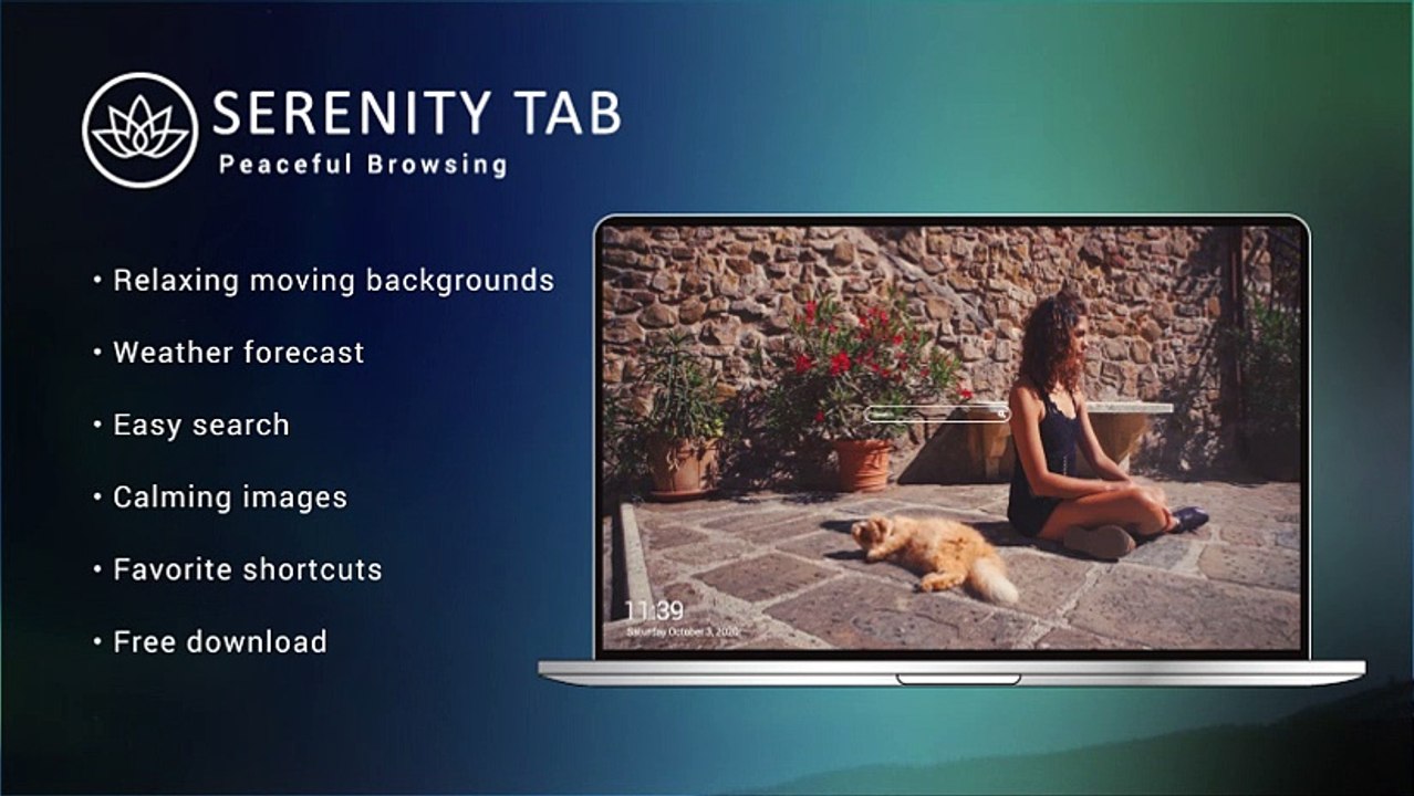 Serenity Tab - Peaceful Browsing