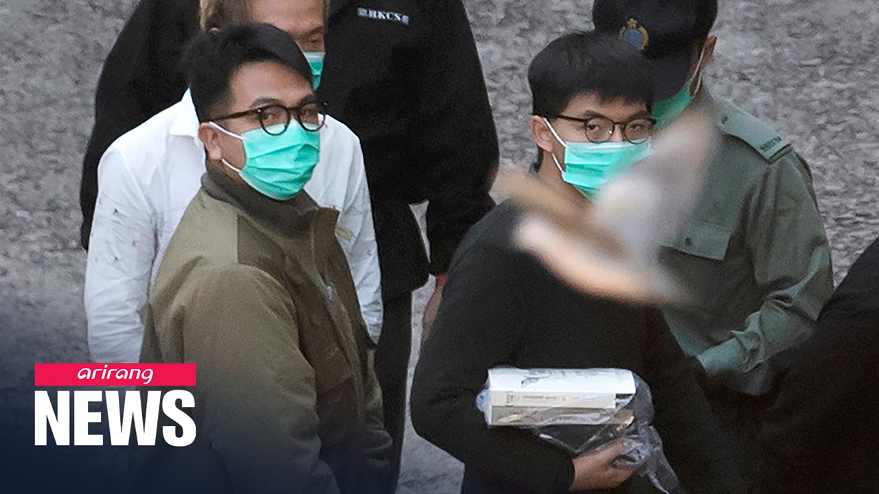 3 prominent pro-democracy activists in Hong Kong jailed for their role in anti-government protests