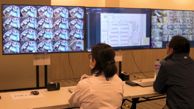 HONG KONG - AsiaWorld-Expo alanına Kovid-19 hastaları için kurulmuş sağlık tesisinde bölünmüş oda sayısı artırılıyor